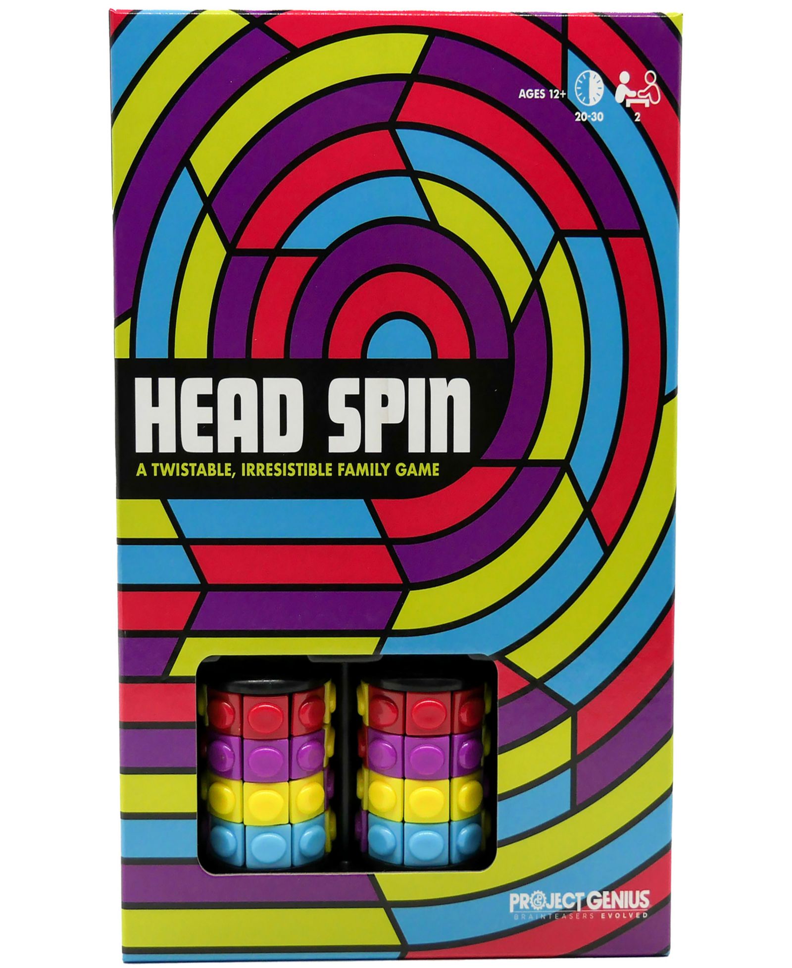 Игра-фиджет-спиннер Project Genius Head Spin Family для двоих игроков