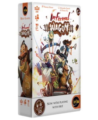 Iello Infernal Wagon Cooperative Party Board Game, Ages 7+