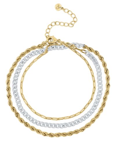 And Now This Two-Tone Multi Wrap Bracelet