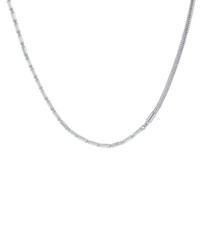 Ожерелье And Now This Snake Chain из серебра с фианитами