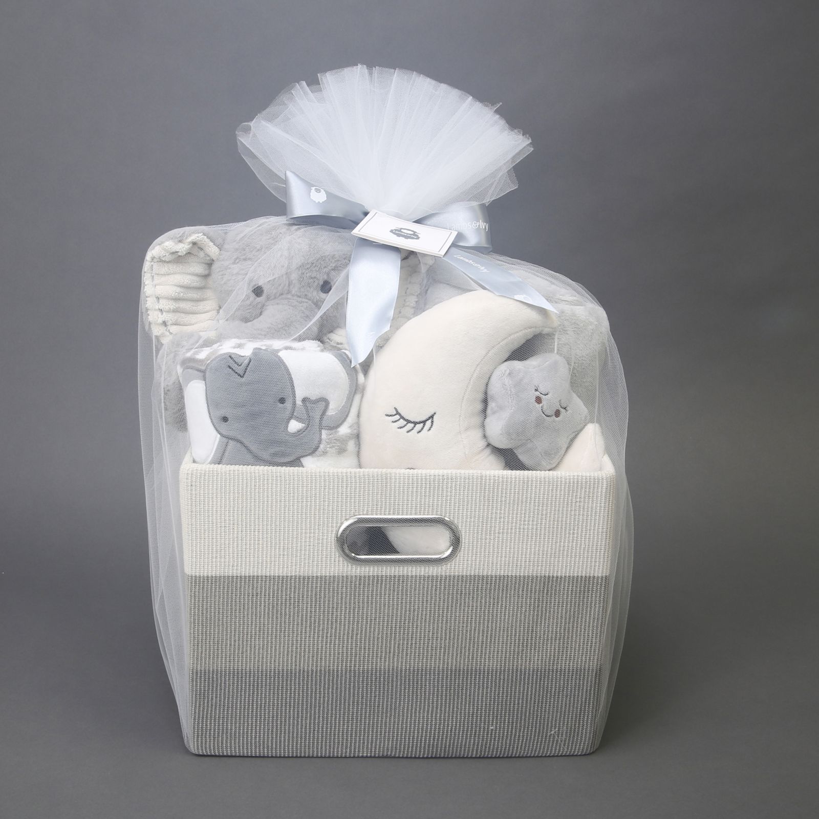 Подарочный набор для новорожденных Lambs & Ivy Gray, 5 предметов