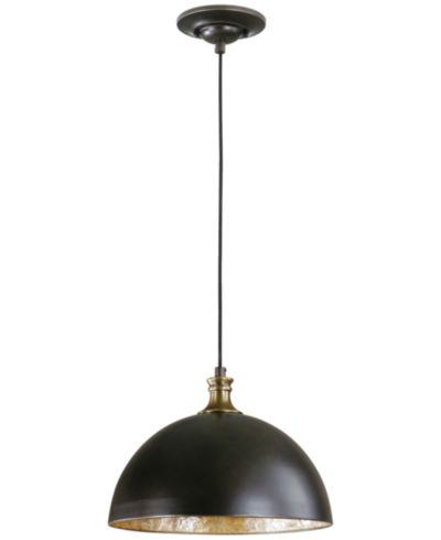 Бронзовая подвесная лампа Uttermost Placuna 1 Light