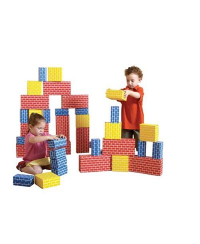 Набор строительных блоков Kaplan Early Learning из картона, 44 предмета, от 2 лет