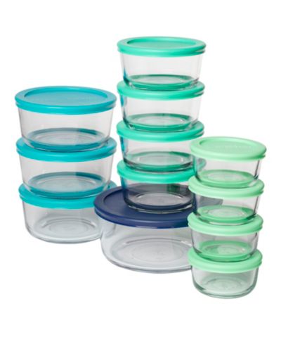 Anchor Hocking 24-Piece Food Storage Set with SnugFit Lids