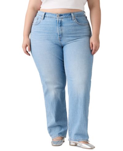 Джинсы Levi's Plus Size 501 Original-Fit Straight-Leg