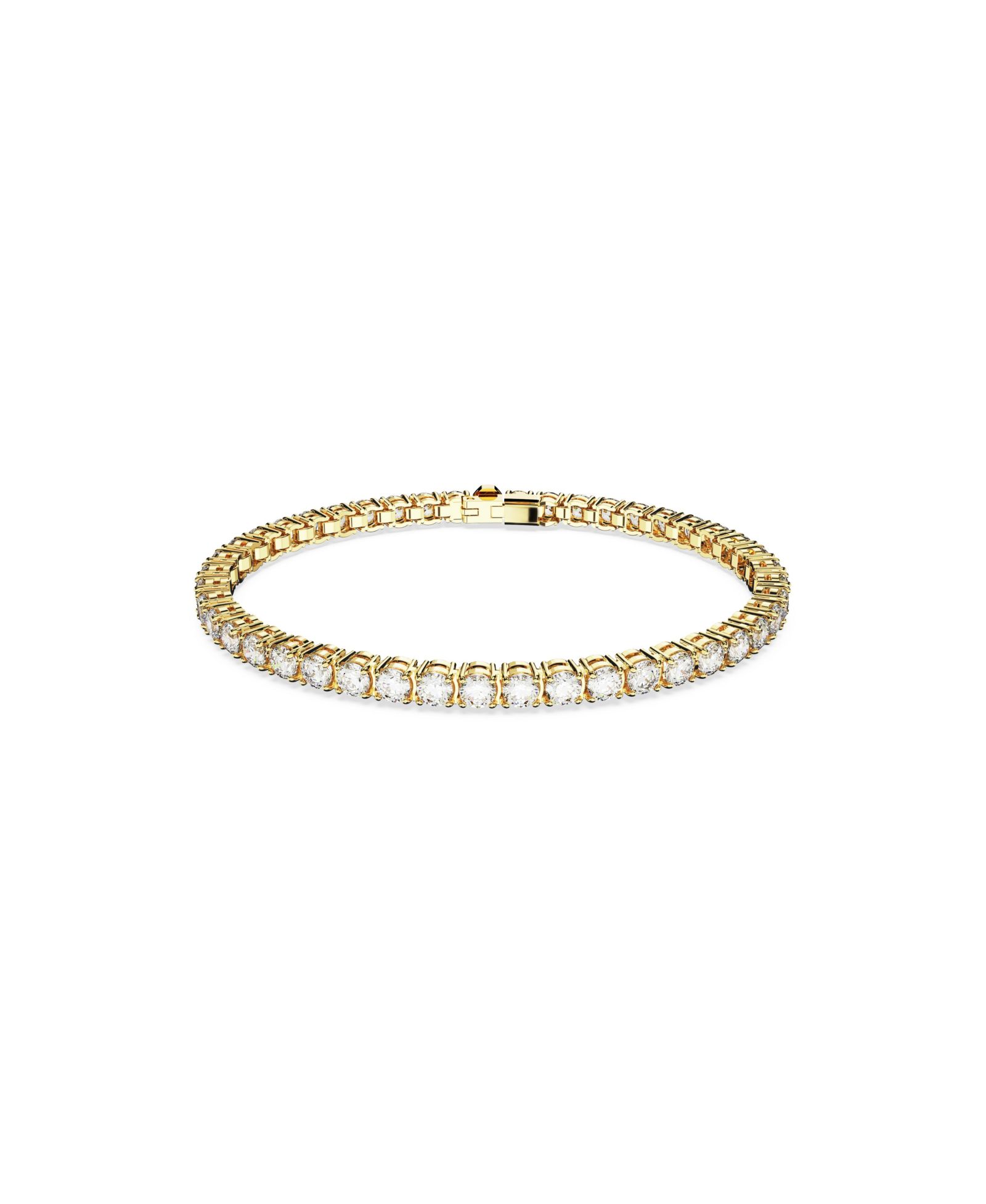 Swarovski Crystal браслет Matrix Tennis с круглым ограненным кристаллом