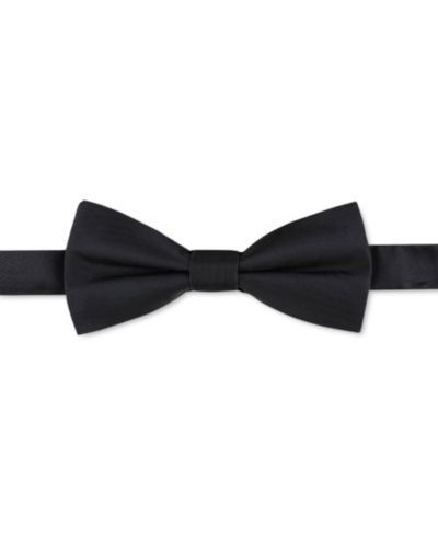 Calvin Klein Мужской классический галстук-бабочка Unison Solid Pre-Tied