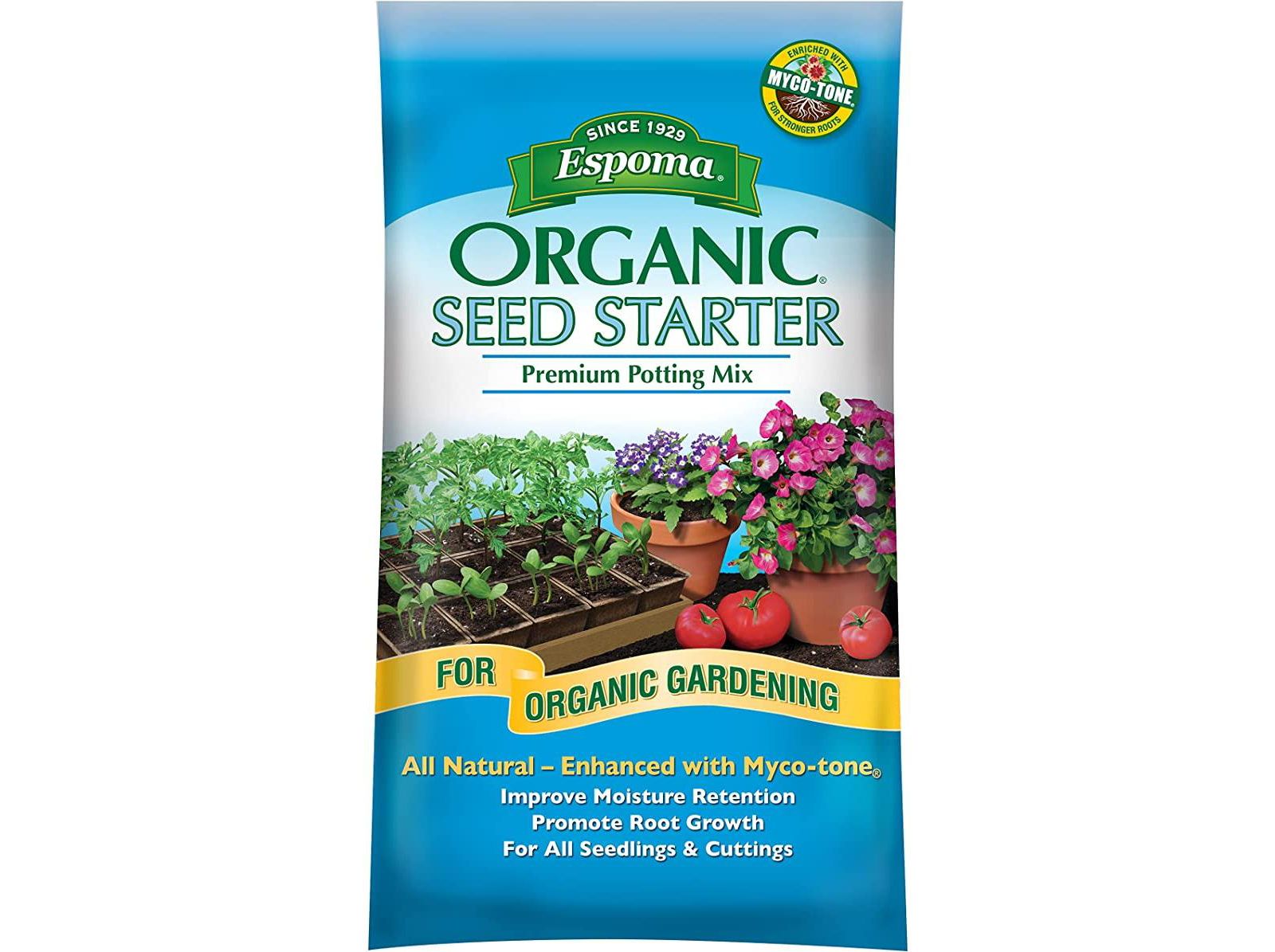 Грунт для рассады Espoma Organic Seed Starter Premium Potting Mix, 16-Quart