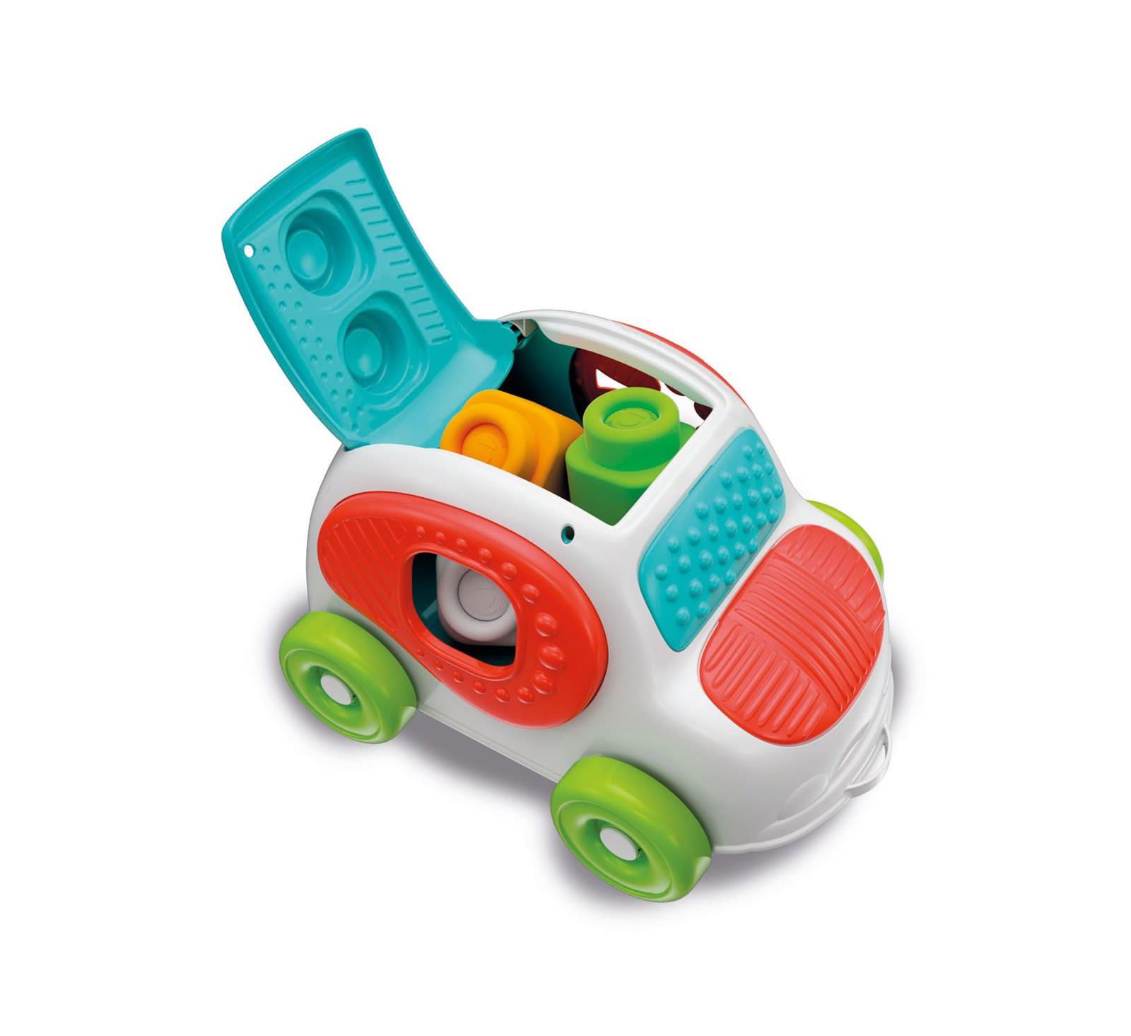 Creative Toy Company Baby Clemmy мягкая игрушка Sensory Car, 8 предметов