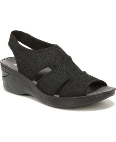 Сандалии на платформе BZees Daytona Washable Slingback Wedge Sandals