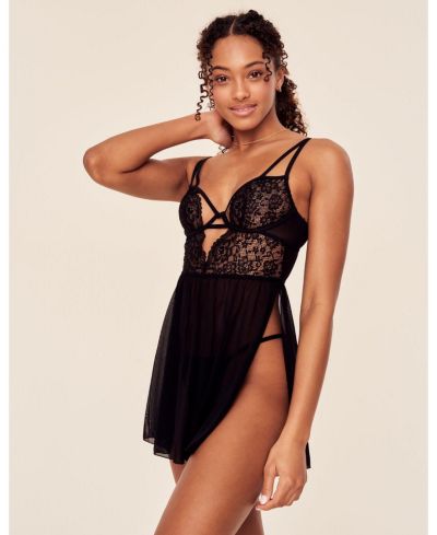 Adore Me Women's Rae Unlined Babydoll & G-String Set Lingerie