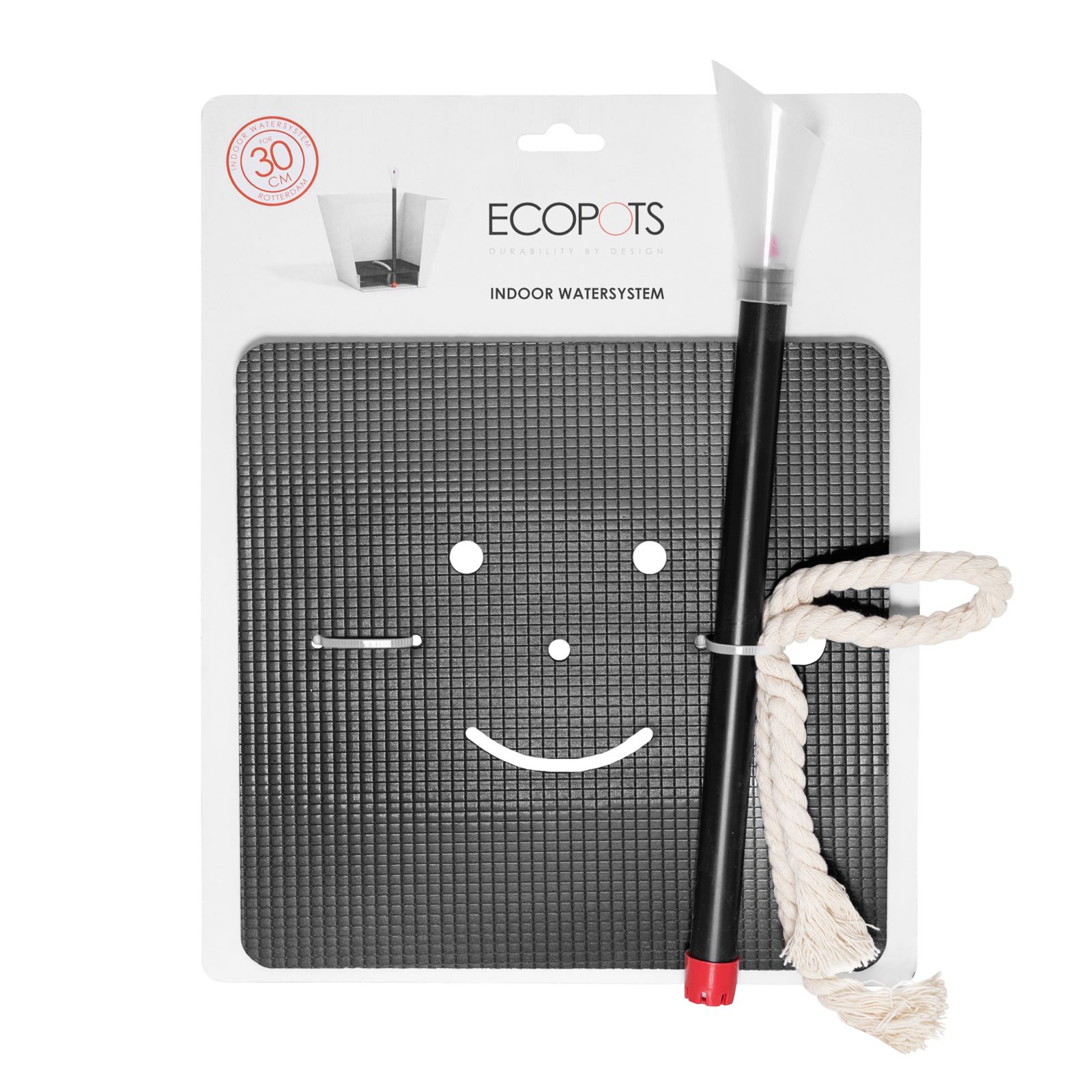 Система автополива для комнатных растений Ecopots Square для горшка 12" Rotterdam