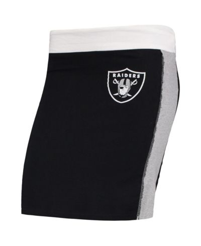 Женская короткая юбка Refried Apparel Black Las Vegas Raiders