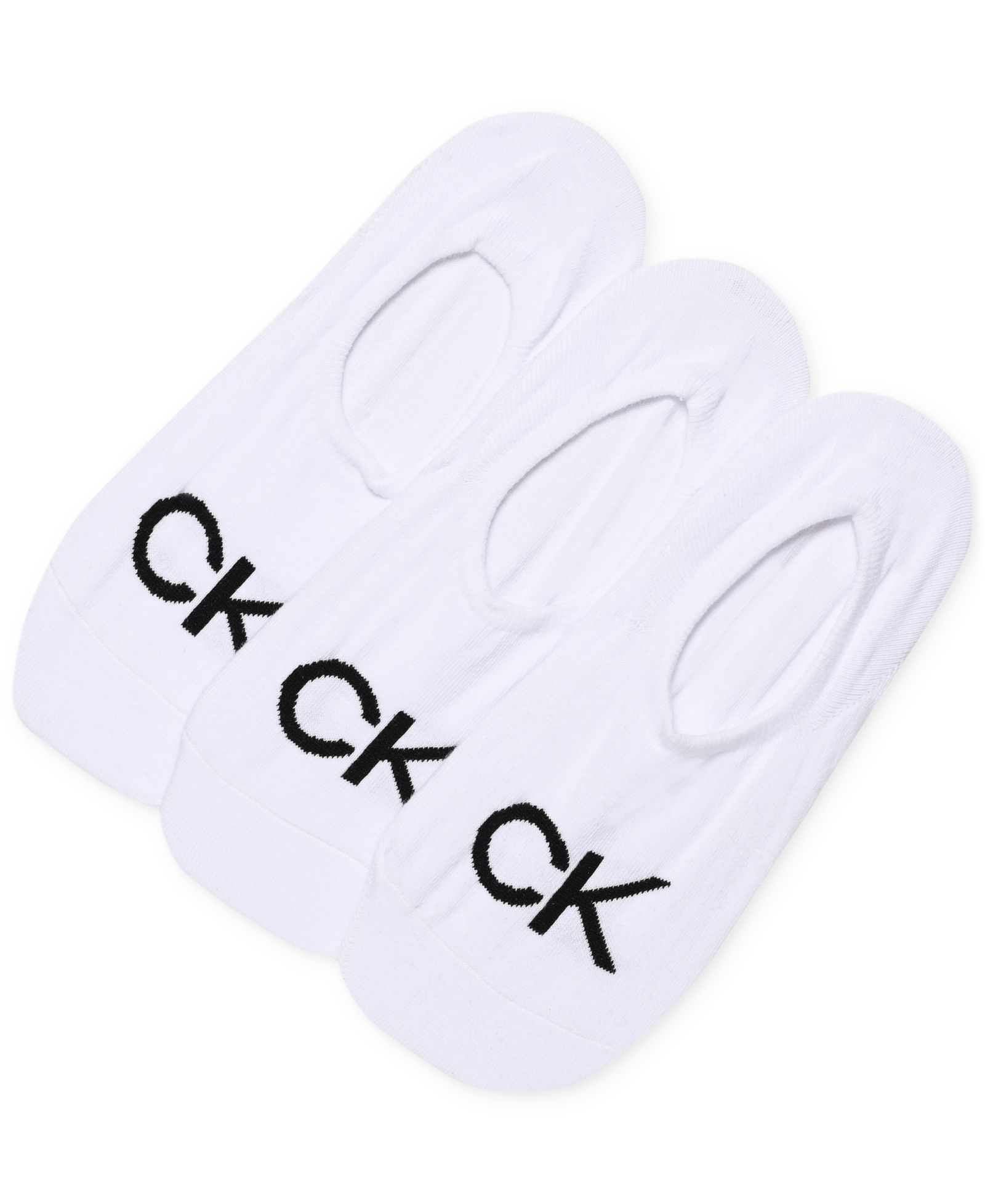 Calvin Klein Women's 3-Pk. Logo Knit Liner Socks