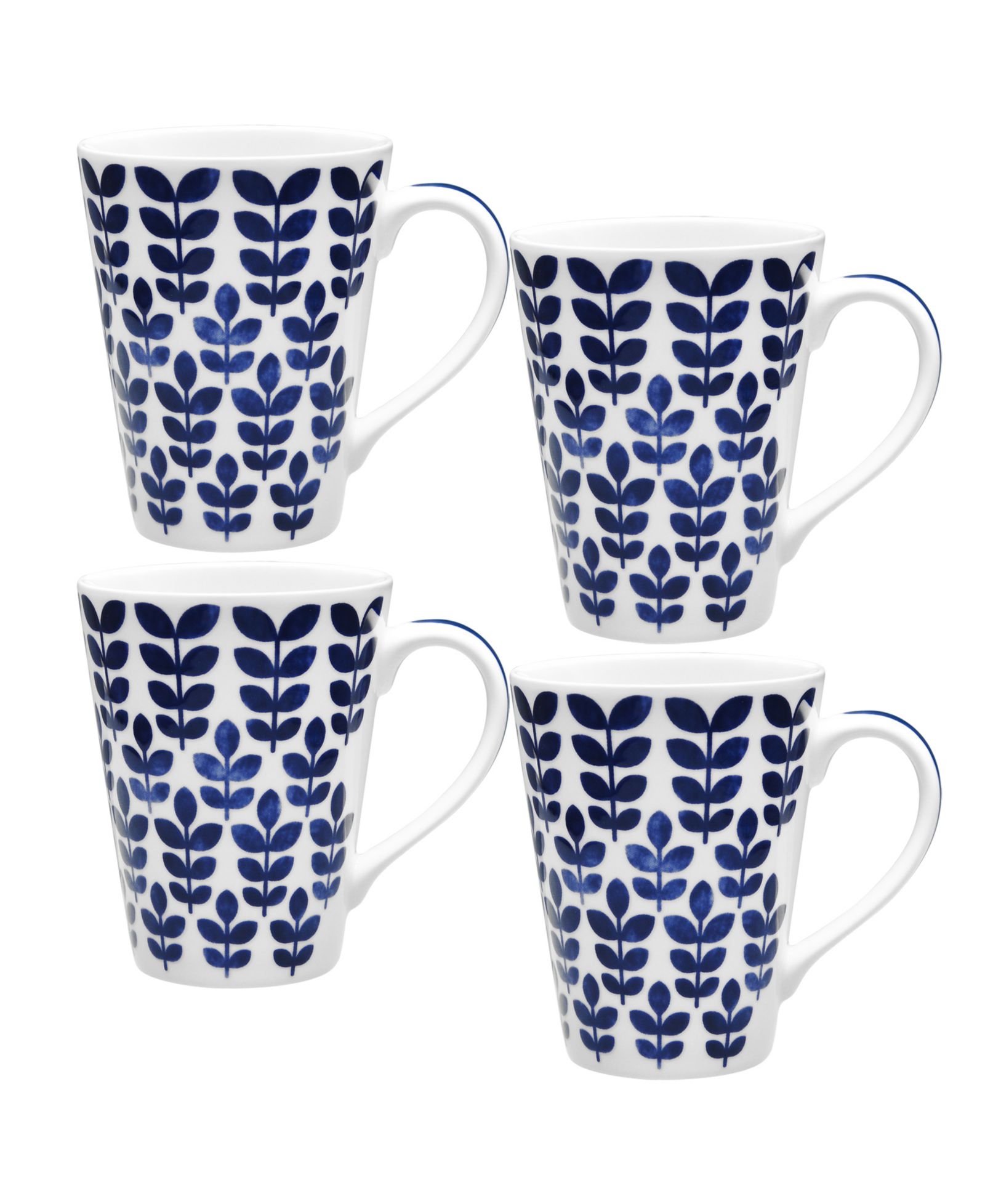 Noritake Sandefjord Set of 4 Mugs, 12 oz.