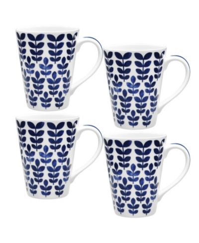 Noritake Sandefjord набор из 4 кружек, 12 oz.
