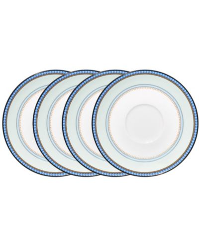 Noritake Menorca Palace Set of 4 Saucers, 6"