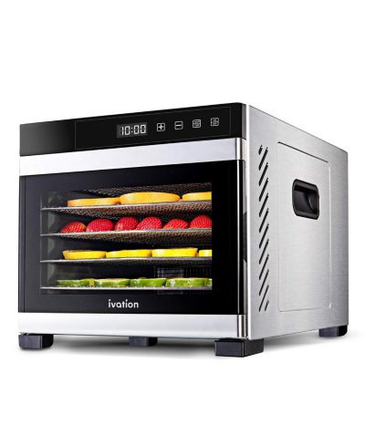 Ivation 6 Stainless Steel Tray Food Dehydrator