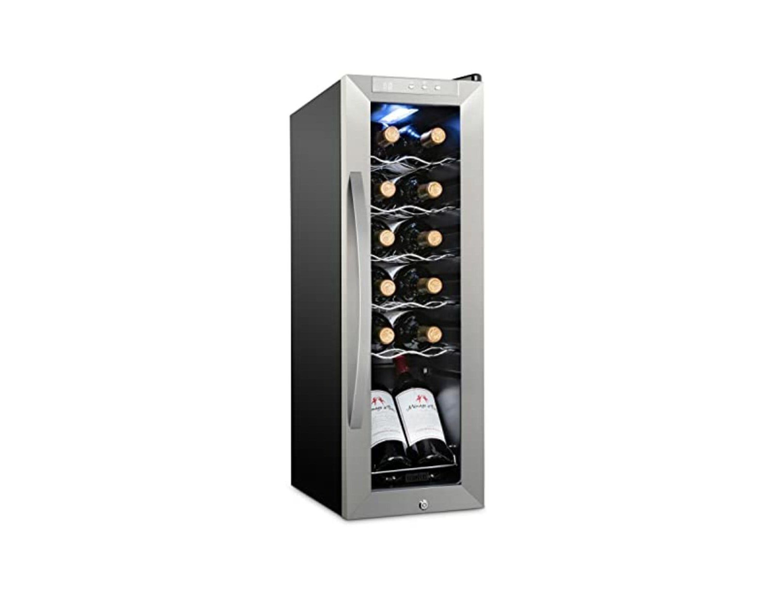 Schmecke 12 Bottle Wine Cooler Freestanding Wine Refrigerator