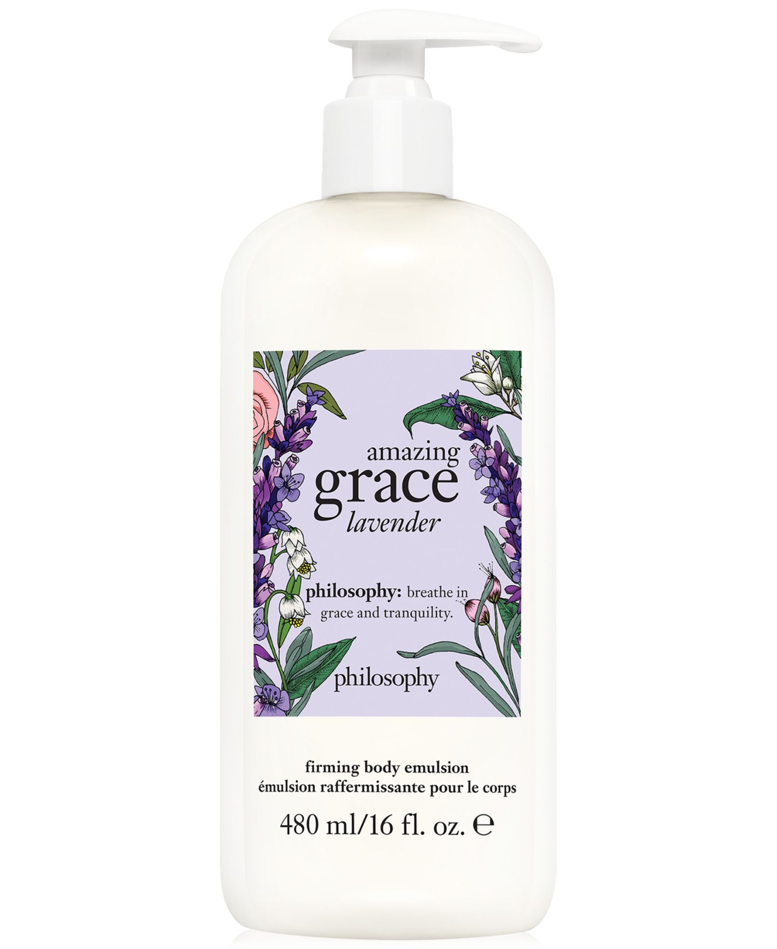 philosophy Amazing Grace лавандовая укрепляющая эмульсия для тела, 16 oz.