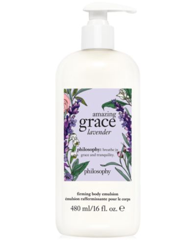 philosophy Amazing Grace лавандовая укрепляющая эмульсия для тела, 16 oz.