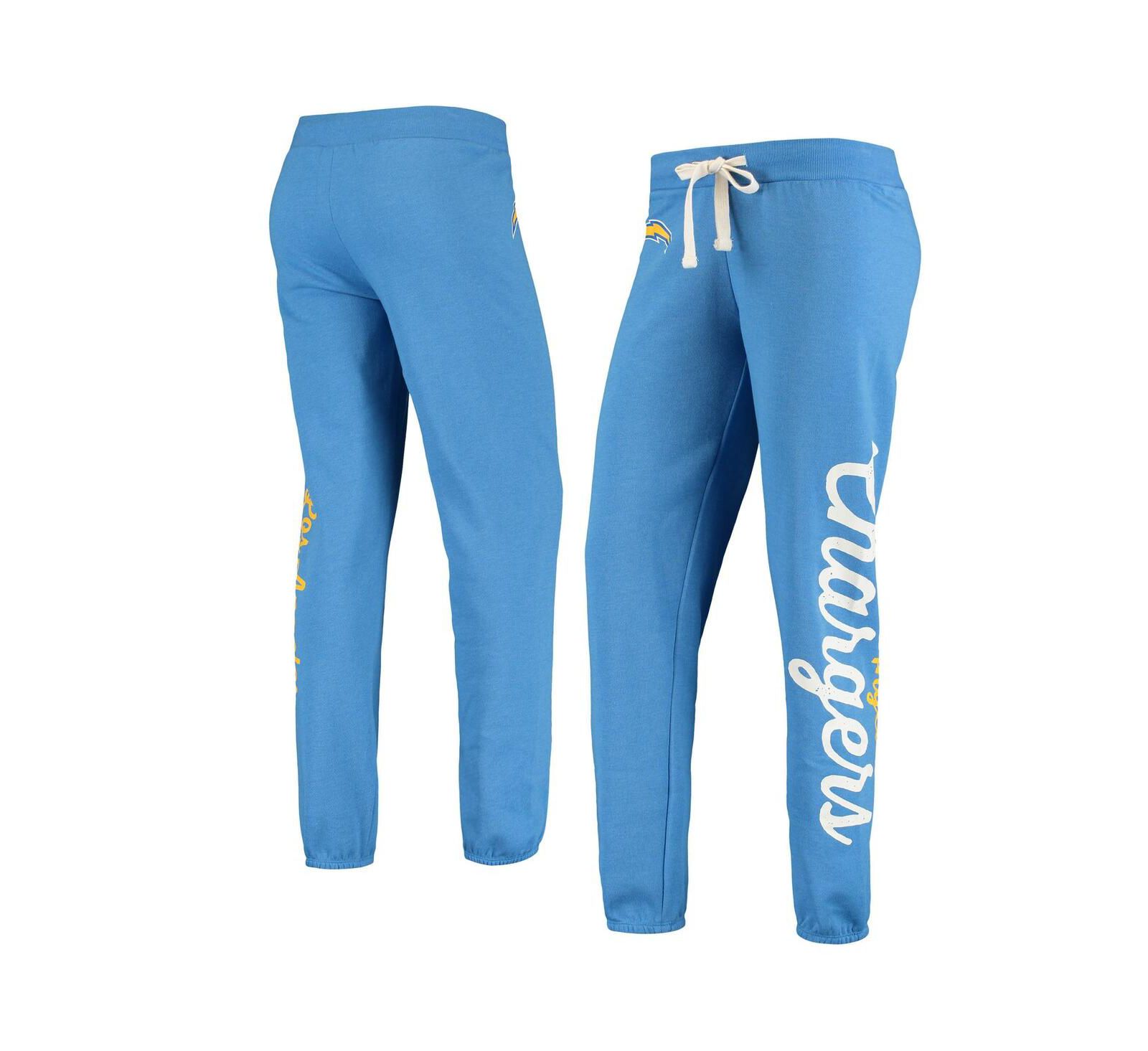 Women's G-III 4Her by Carl Banks Powder Blue Los Angeles Chargers Scrimmage Pants