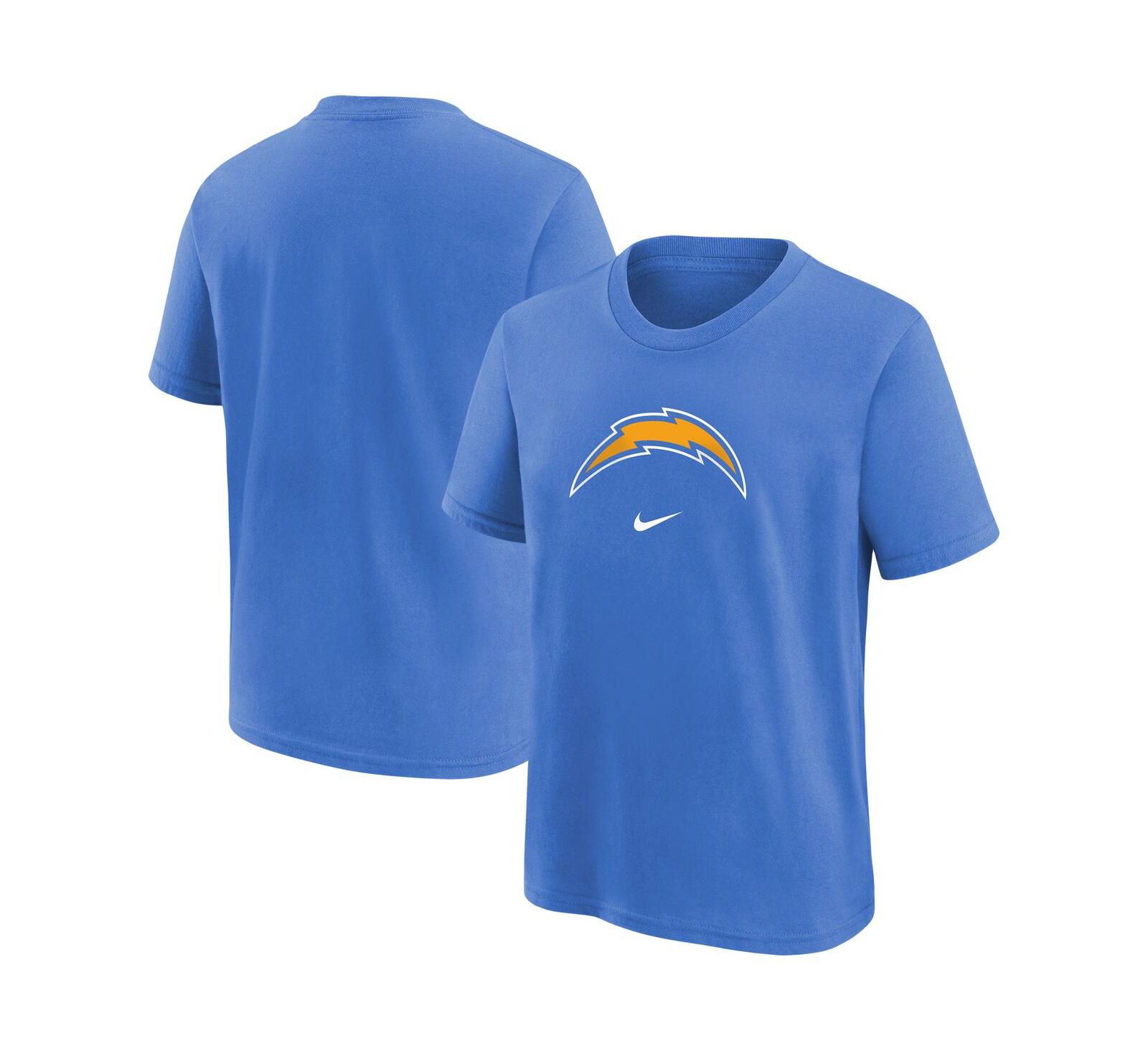 Детская футболка Nike Powder Blue Los Angeles Chargers Logo