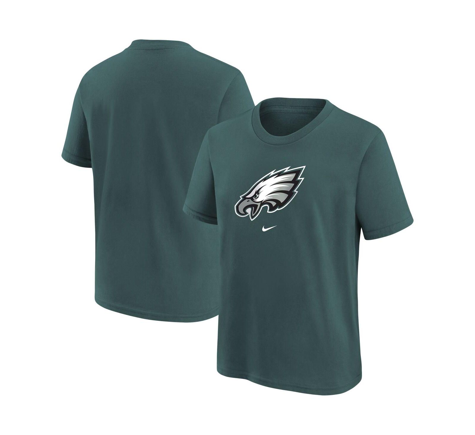 Nike Футболка с логотипом Philadelphia Eagles для мальчиков Midnight Green