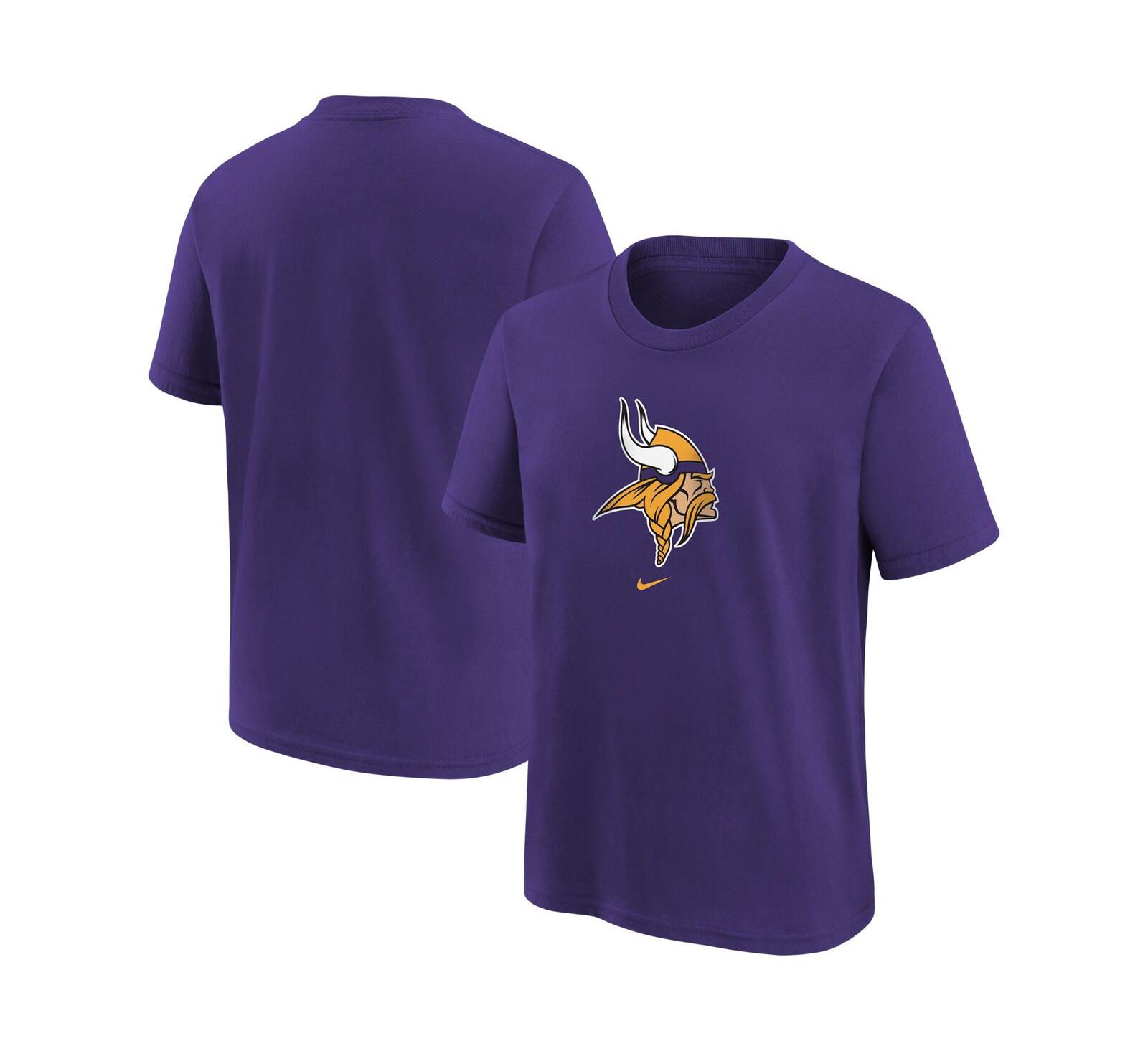 Big Boys Nike Purple Minnesota Vikings Logo T-shirt