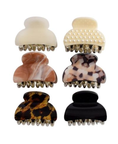 Набор заколок для волос Women's Claw Clip Set of 6