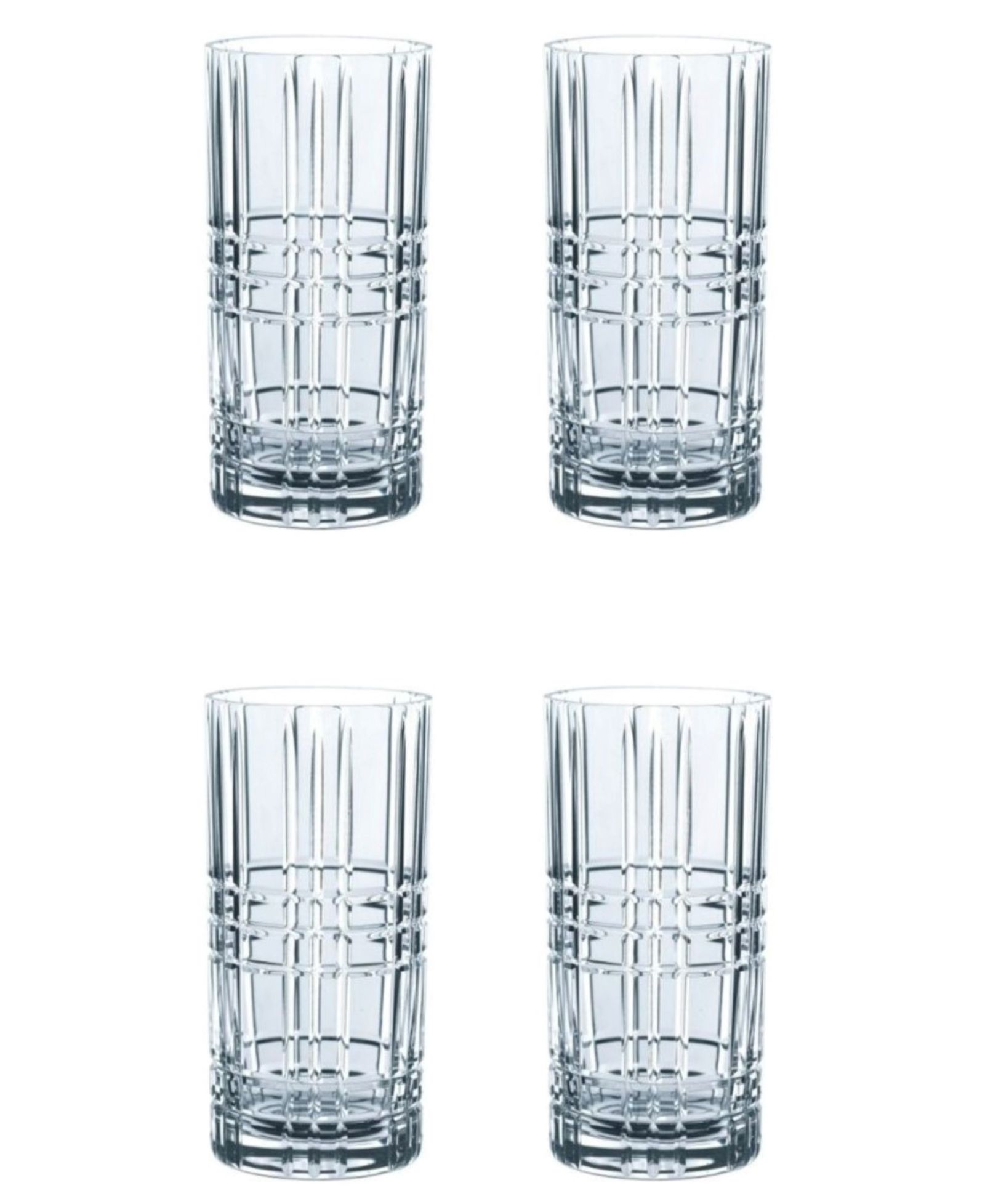 Набор из 4 стаканов Nachtmann Square Longdrink Glass