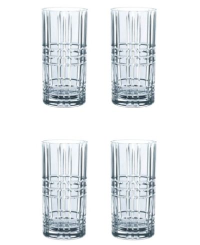 Nachtmann Square Longdrink Glass, Set of 4