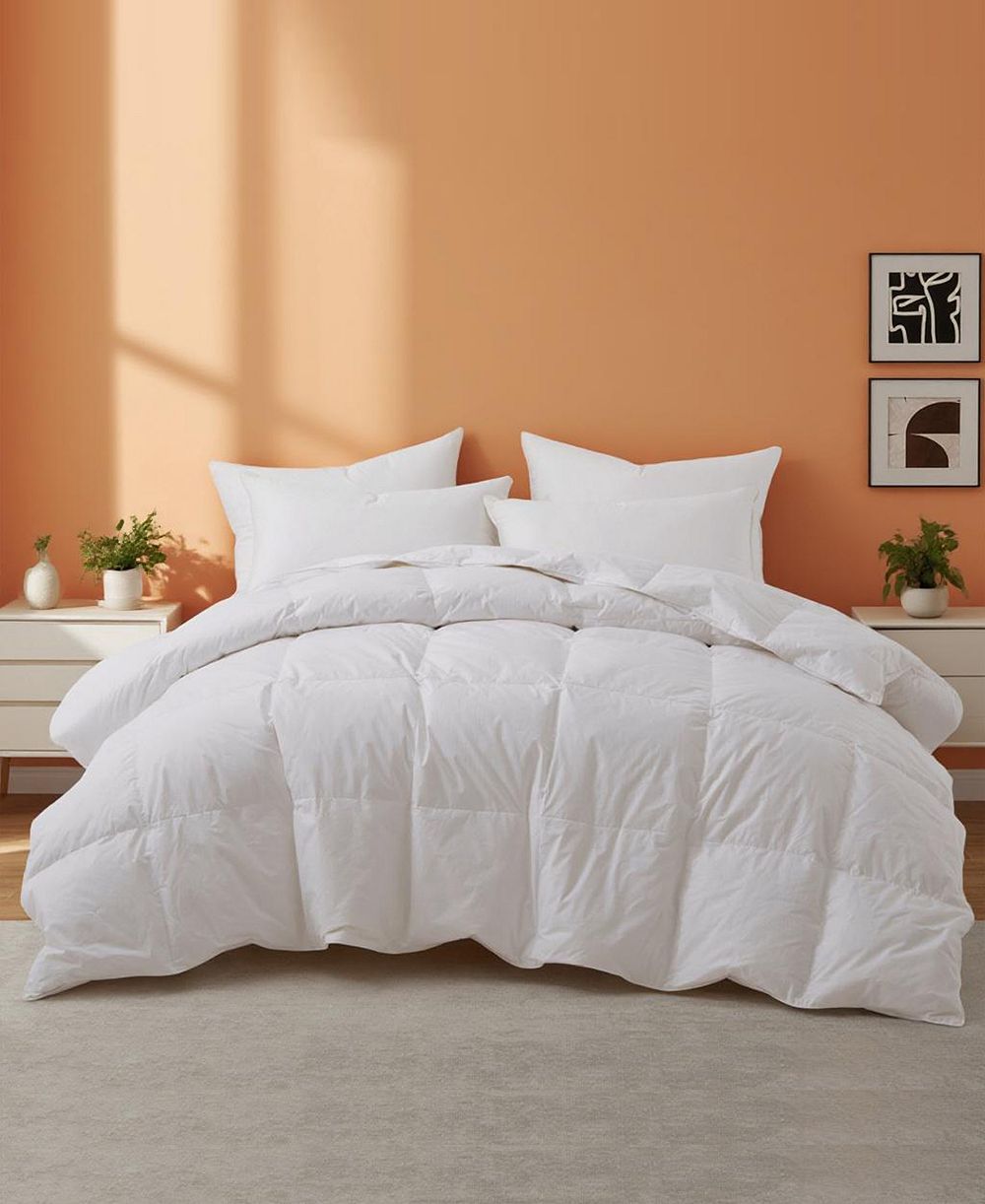 UNIKOME одеяло из гусиного пуха 300TC Cotton, Twin