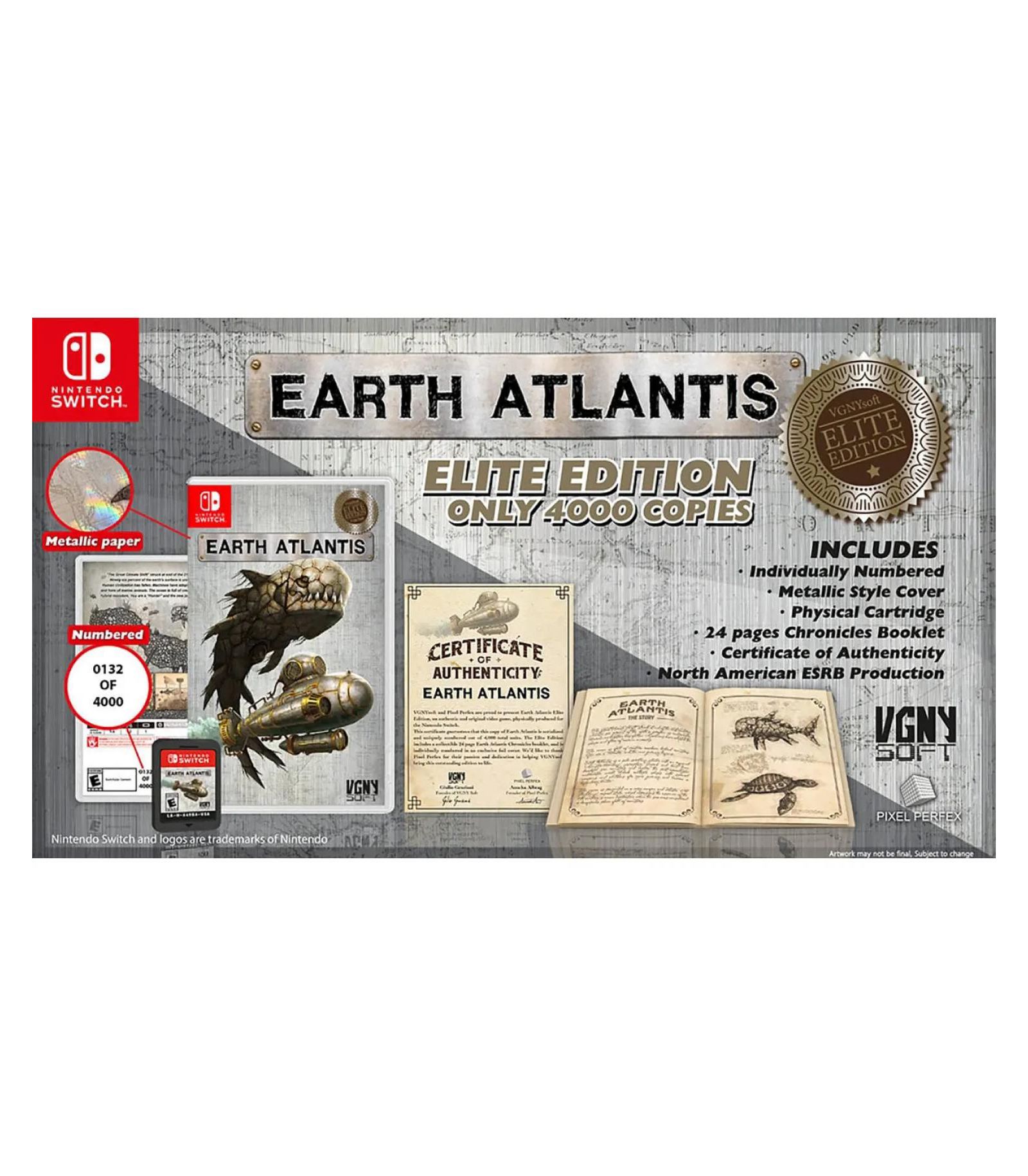Crescent Marketing Earth Atlantis Elite Edition - Nintendo Switch
