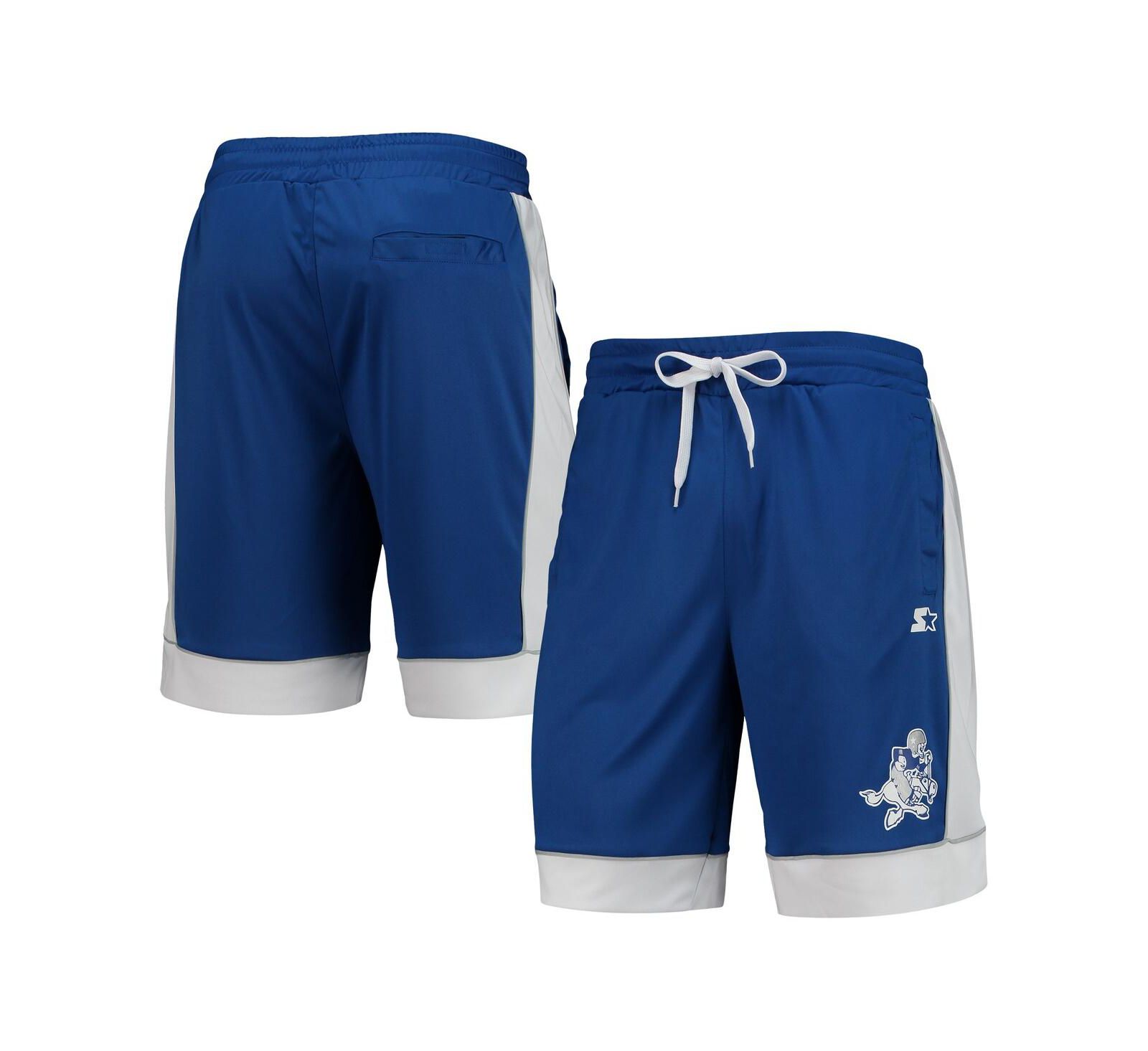 Men's G-III Sports by Carl Banks Royal, White Dallas Cowboys Fan Favorite Fashion Shorts