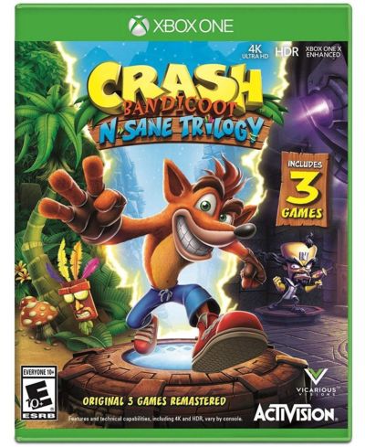 Crash Bandicoot N. Sane Trilogy 3-Game Action Adventure Xbox One