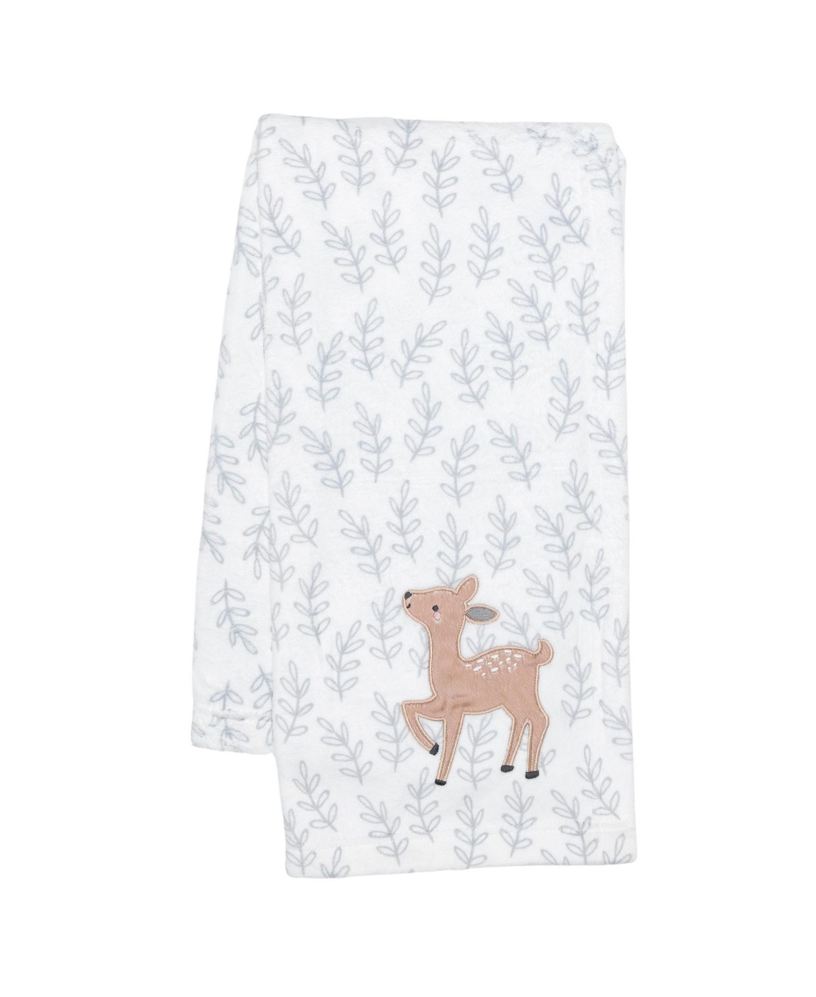 Bedtime Originals Baby Deer Park Gray Blanket