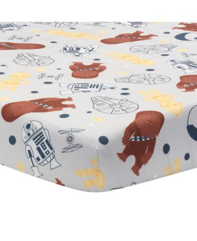 Простыня на матрас Lambs & Ivy Star Wars Millennium Falcon, 100% хлопок