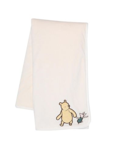Детский ультрамягкий флисовый плед Lambs & Ivy Disney Storytime Pooh, кремовый