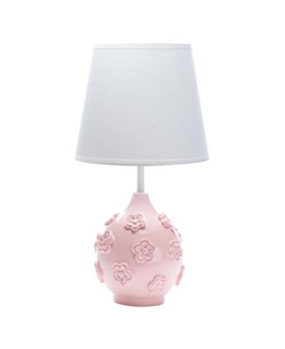 Детская лампа Lambs and Ivy Signature Botanical Pink Floral с абажуром и лампочкой
