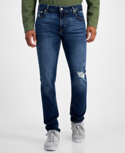 Мужские джинсы GUESS Destroyed Slim Tapered Fit