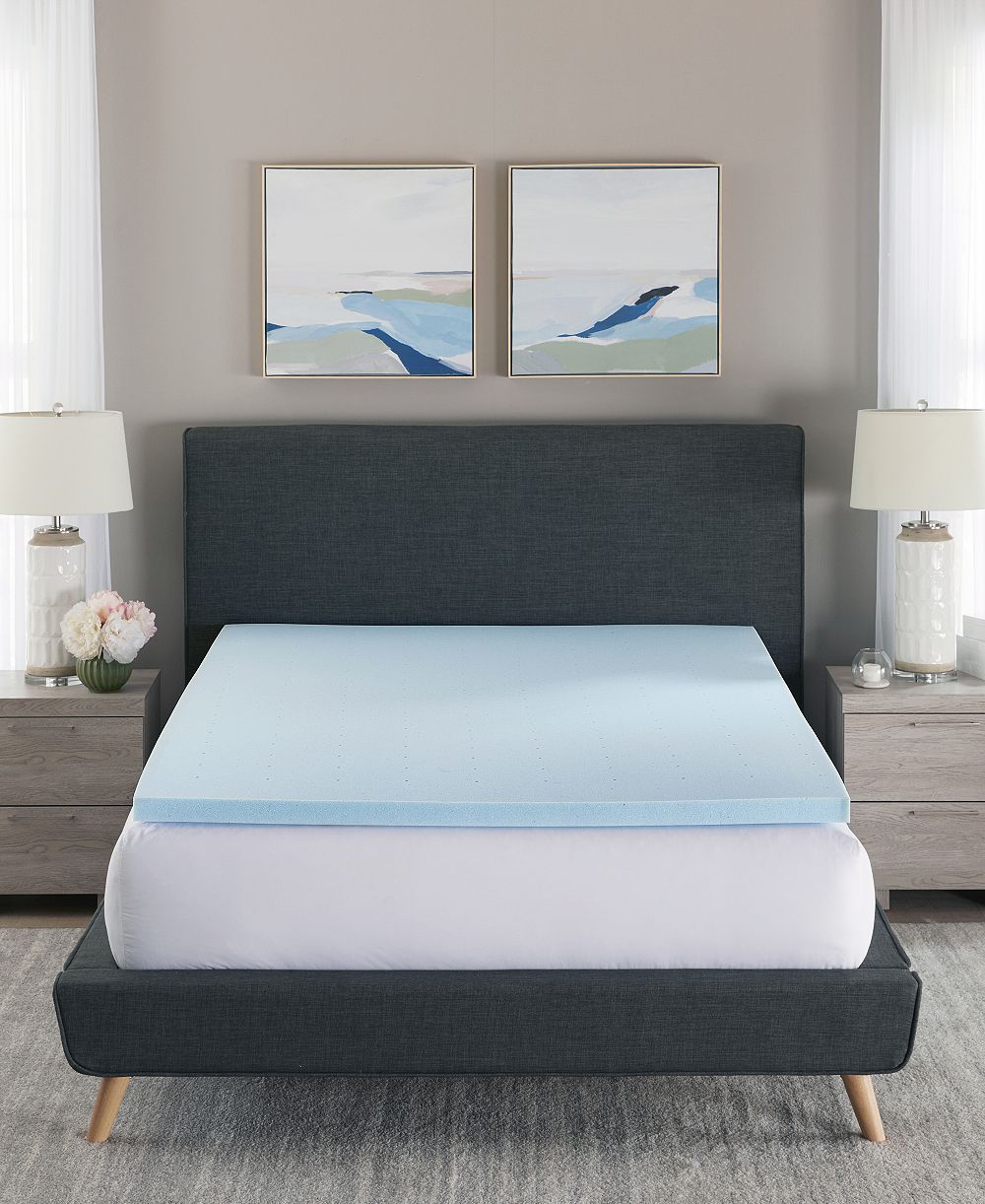 ProSleep Gel-Infused 2" Memory Foam Mattress Topper, King