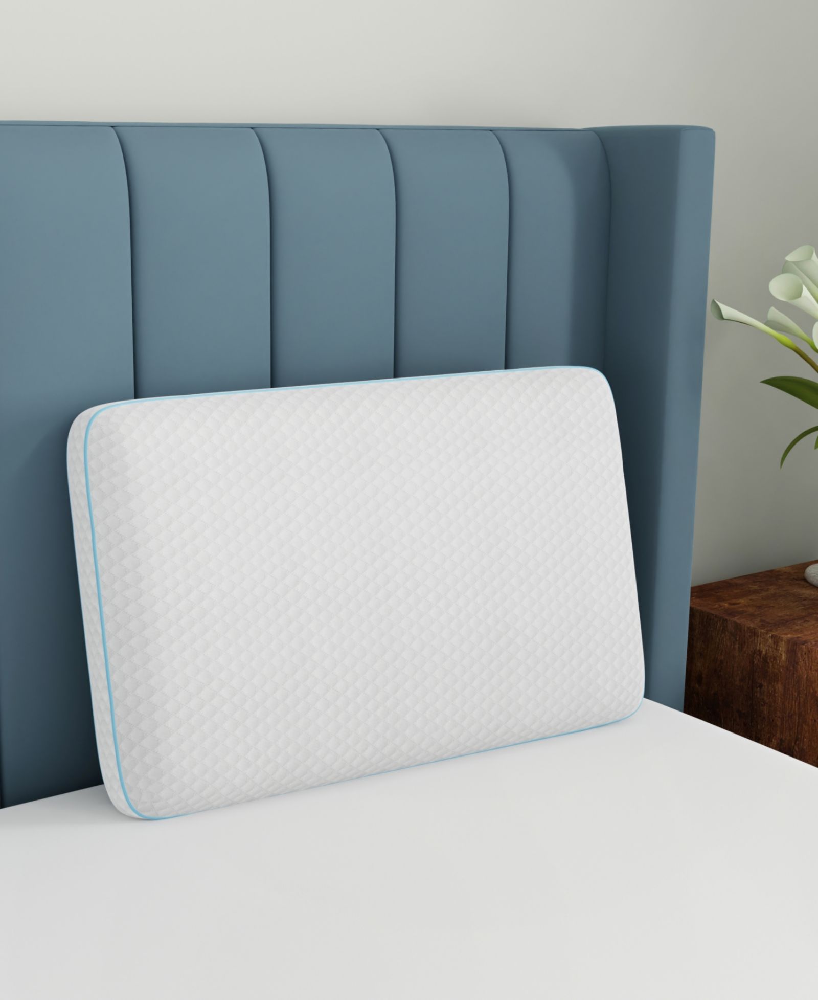 BodiPEDIC Aerofusion Gusseted Gel-Infused Memory Foam Pillow, Jumbo