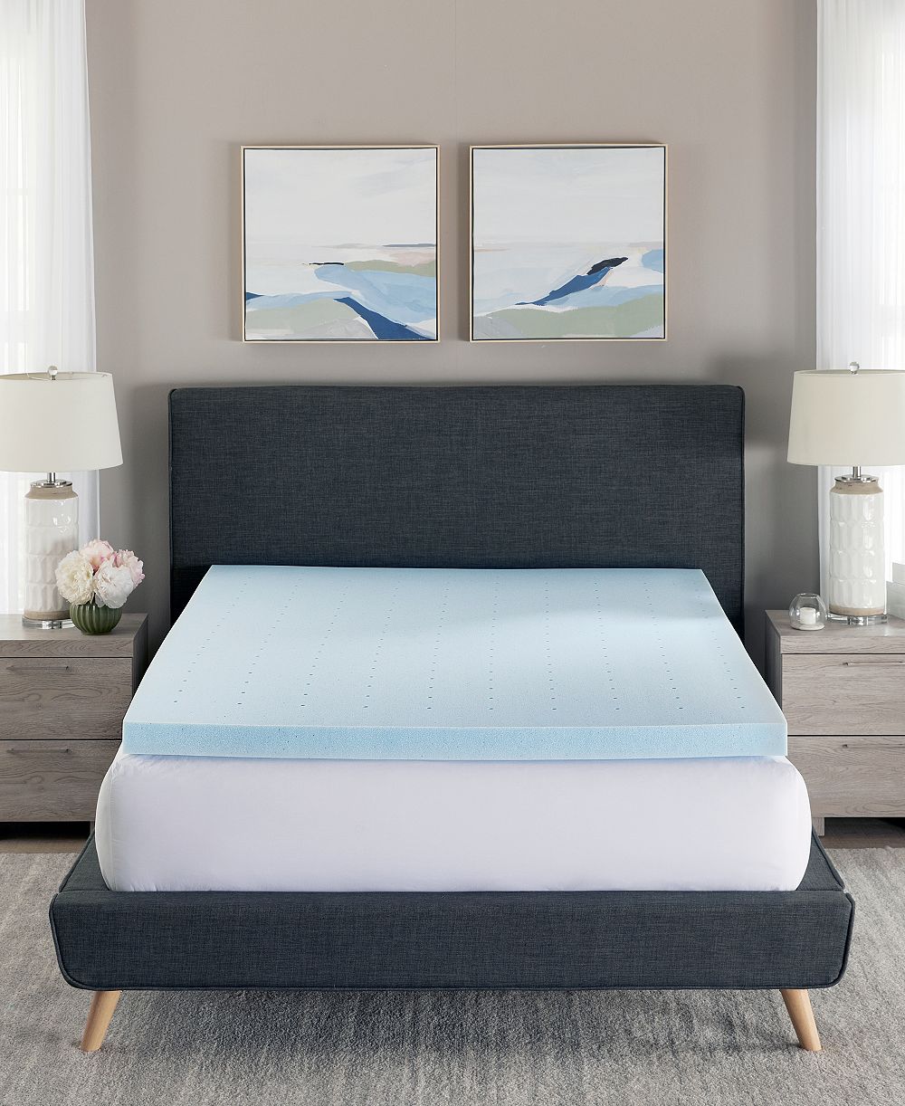 ProSleep Gel-Infused 3" Memory Foam Mattress Topper, California King