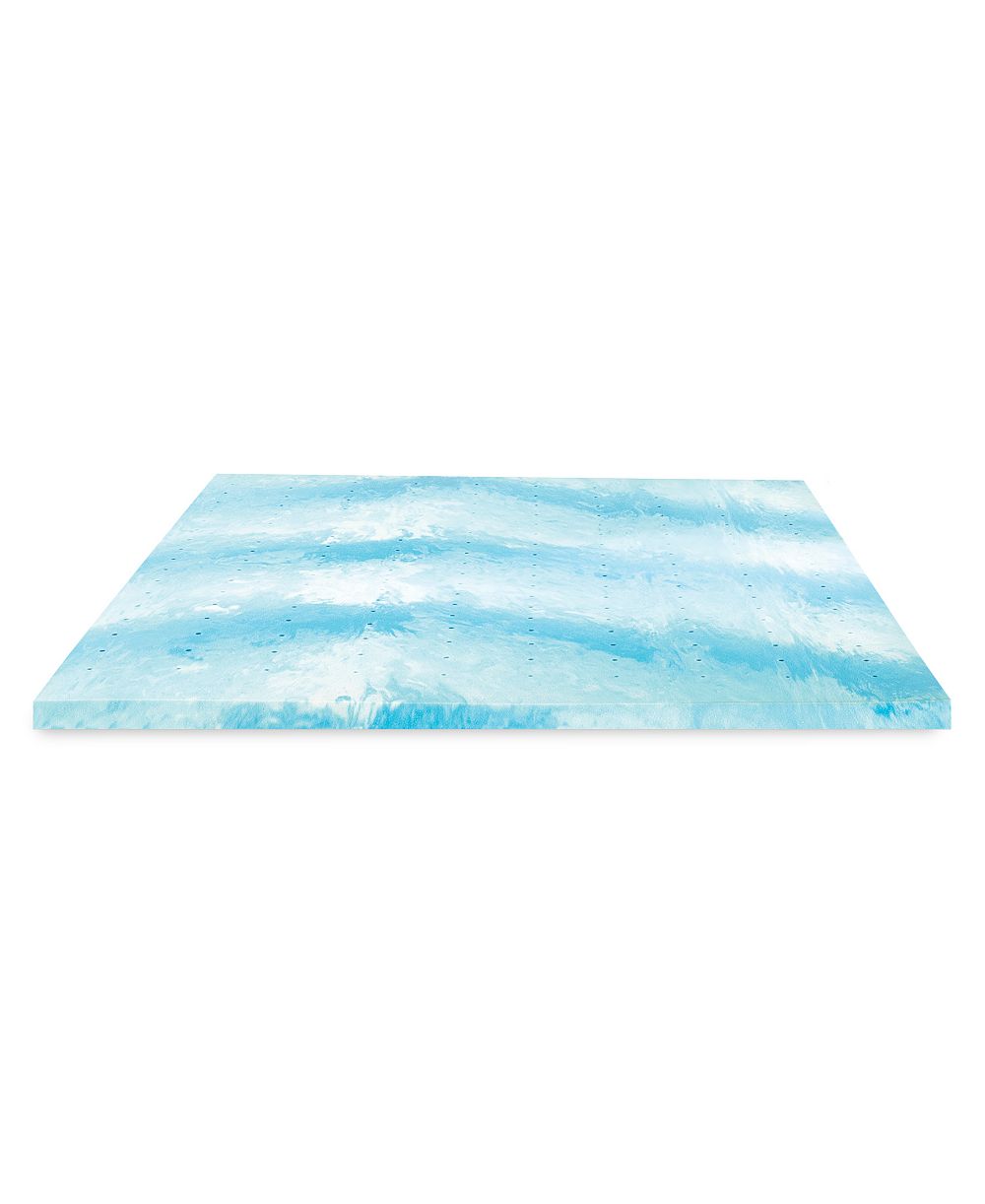 ProSleep Cooling Gel Swirl 3" Memory Foam Mattress Topper, California King