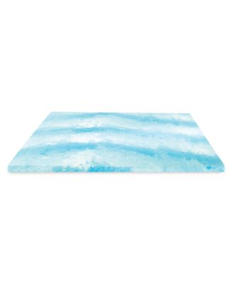 ProSleep Cooling Gel Swirl 3" Memory Foam Mattress Topper, California King