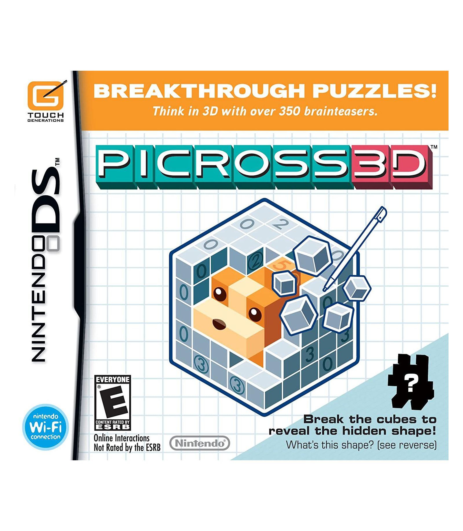 Picross 3D Nintendo DS