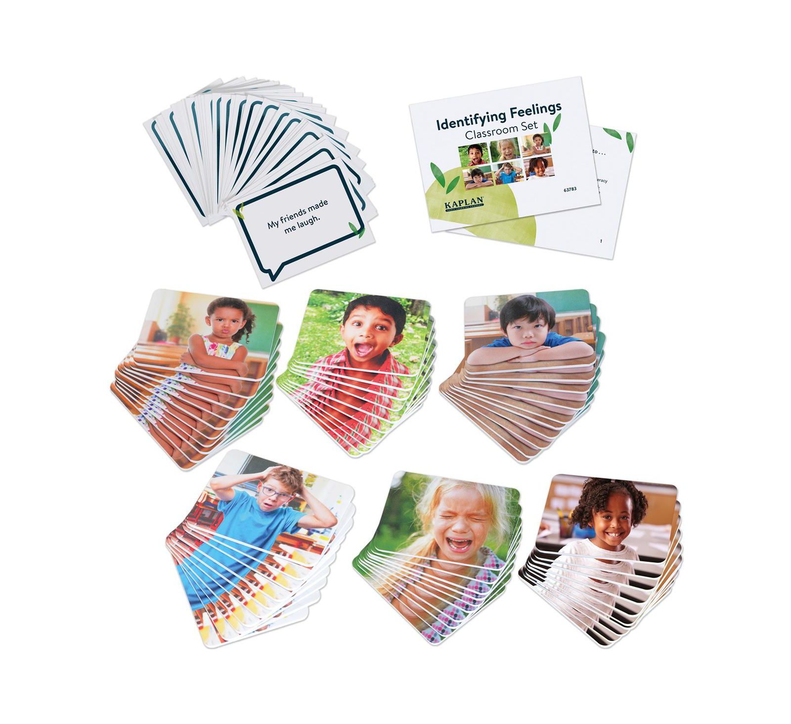 Карточки и плитки Kaplan Early Learning Company Identifying Feelings