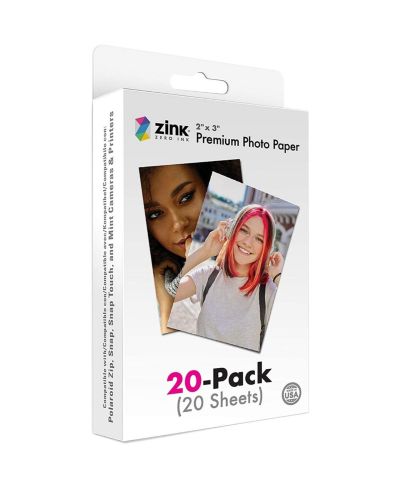 Фотобумага Zink 2" x 3" Premium Instant, 20 листов