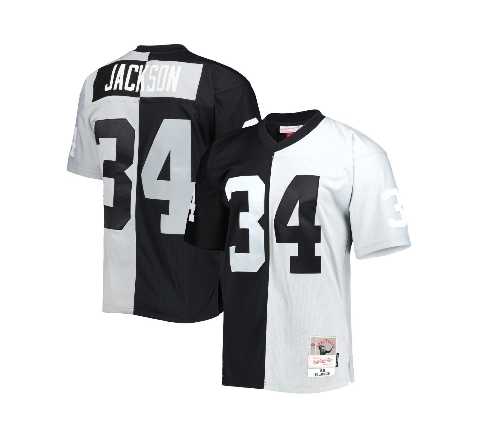 Мужская джерси Mitchell & Ness Bo Jackson Las Vegas Raiders 1988 Split Legacy Replica